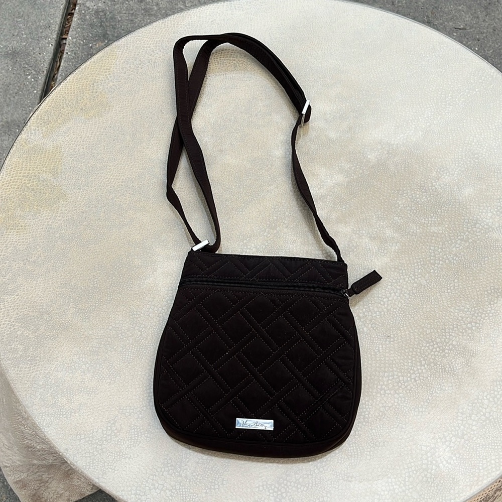 Brown Vera Bradley crossbody purse